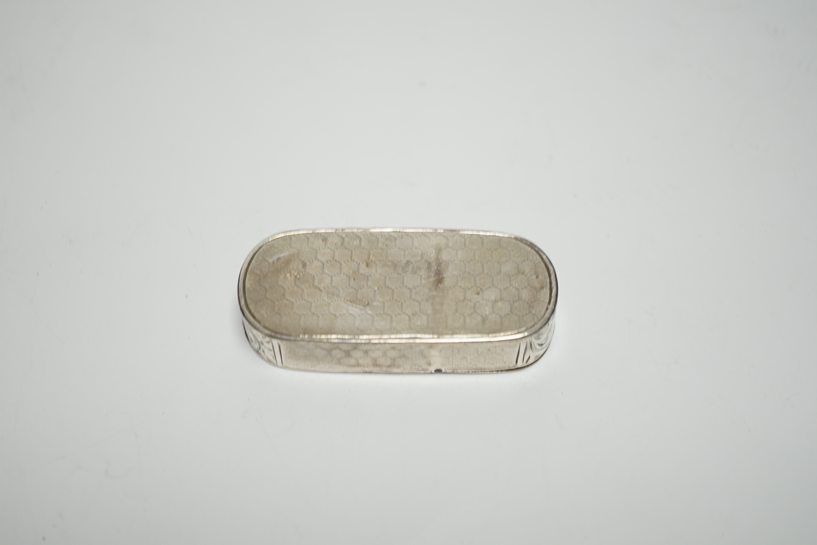 A Victorian silver double ended snuff box, Yapp & Woodward, Birmingham, 1853, 60mm.